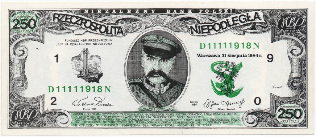  Banknoty opozycji